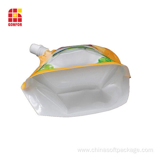 Stand Up Spout Pouch For Dairy Food Packaging